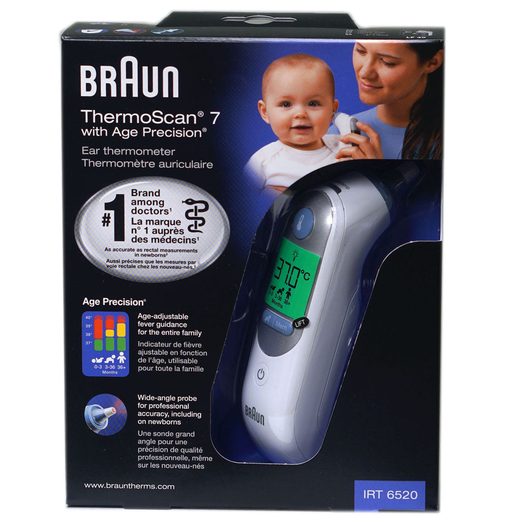 braun irt 6520 thermoscan 7 ohrthermometer