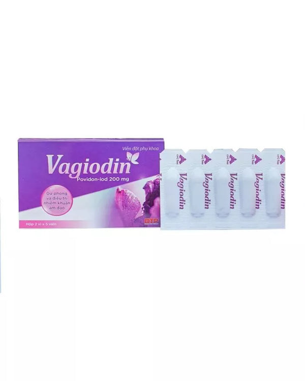 VAGIODIN VAGINAL SUPPOSITORY 10S