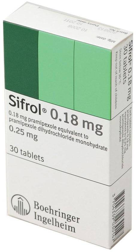 SIFROL 0.18MG TABLET  30S