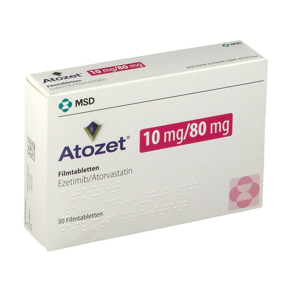 ATOZET 10/80MG TABLET  30S
