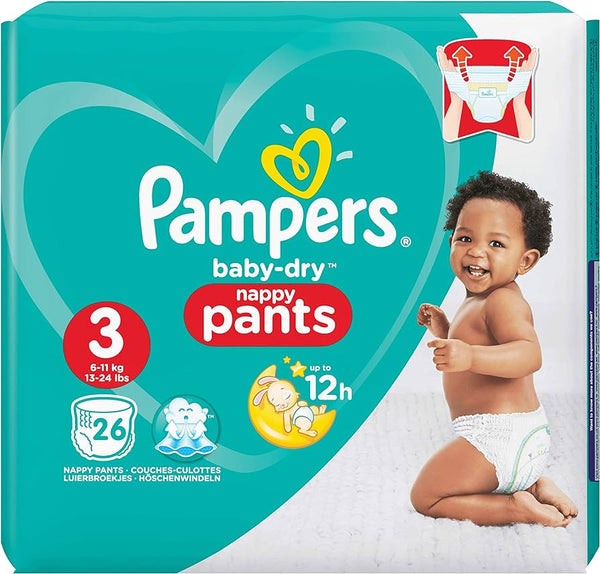 PAMPERS 3 PANTS 26S