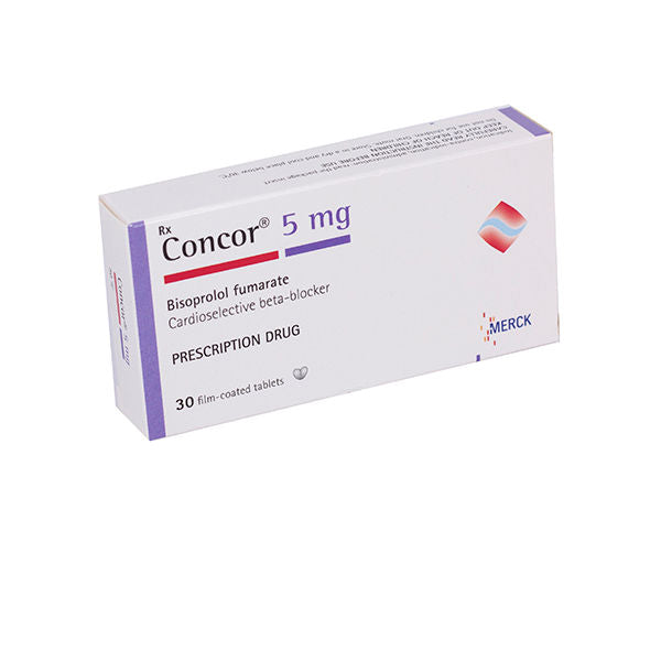 CONCOR 5MG TABLET LET  30S