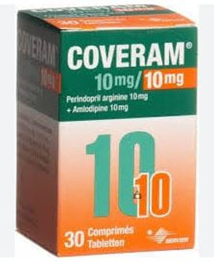 COVERAM 10/10MG TABLET LET  30'S
