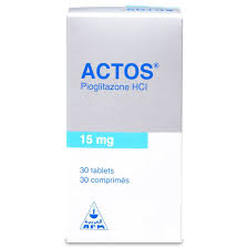 ACTOS 15MG TABLET LET  30S