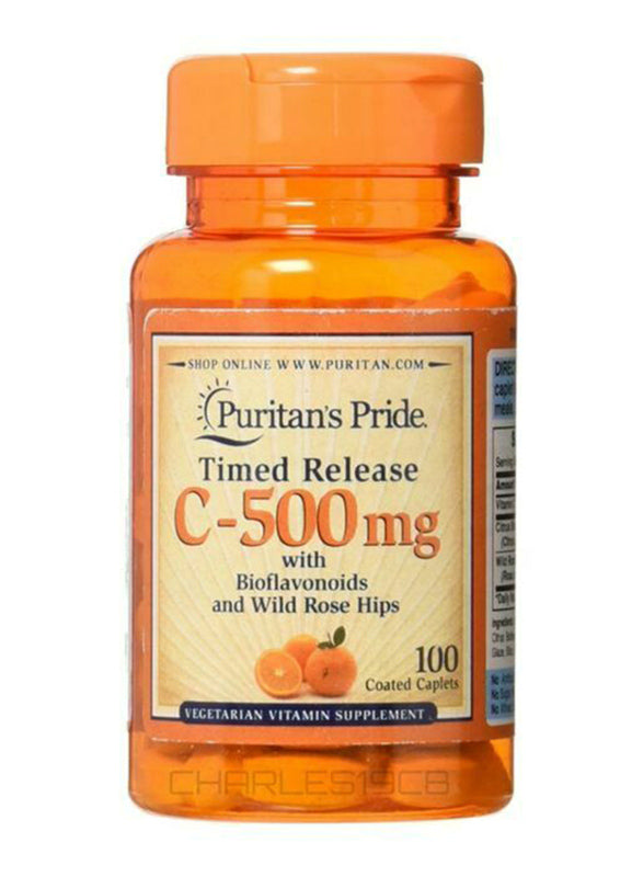 Puritans Pride Vitamin C 500 Mg Tablets 100 pcs