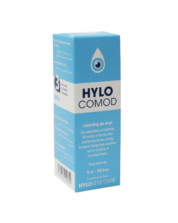 Hylo Comod Lubricating Eye Drops 10Ml 300Drops