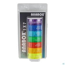 ANABOX 7DAY COMPACT WHITE