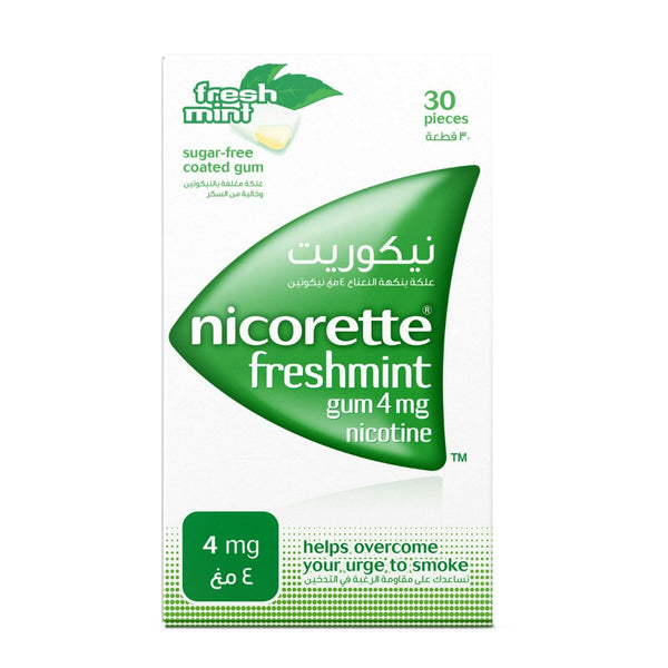 NICORETTE FRESHMINT GUM 4MG 30 gum