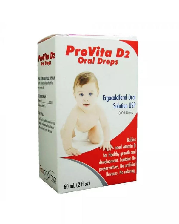 Provita D2 Oral Drop 60ml(Ergocalciferol)