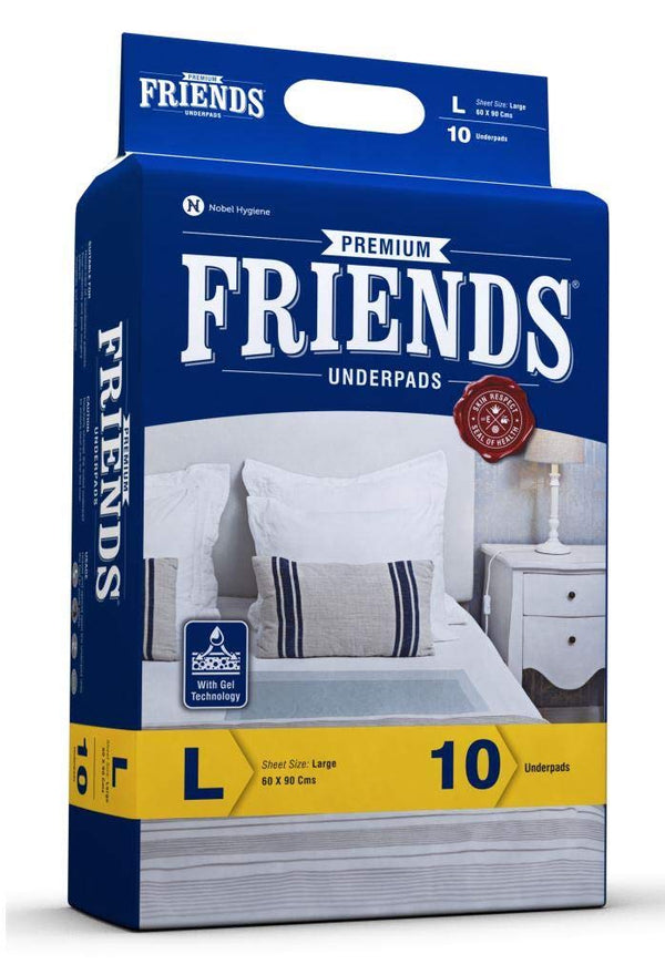 Friends Underpads L Size 60x90cm 10 Pieces