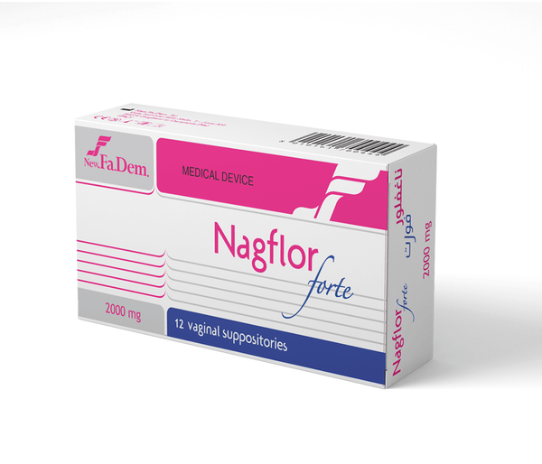 NAGFLOR FORTE 2000MG SUPPOSITORY 12S