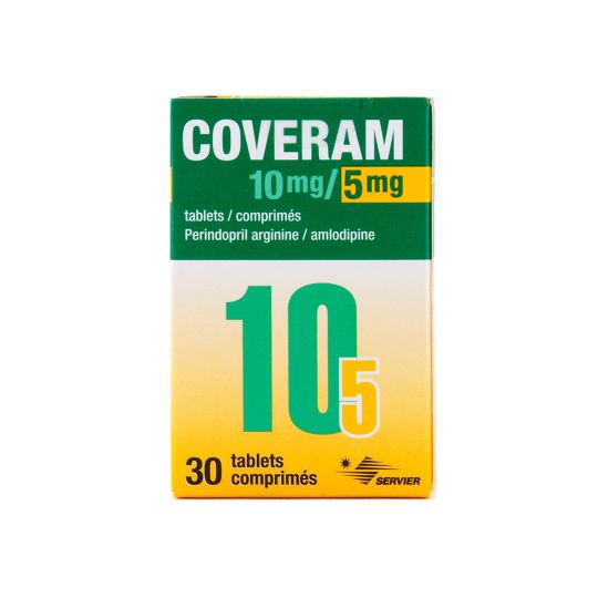 COVERAM 5/10MG TABLET LET  30'S