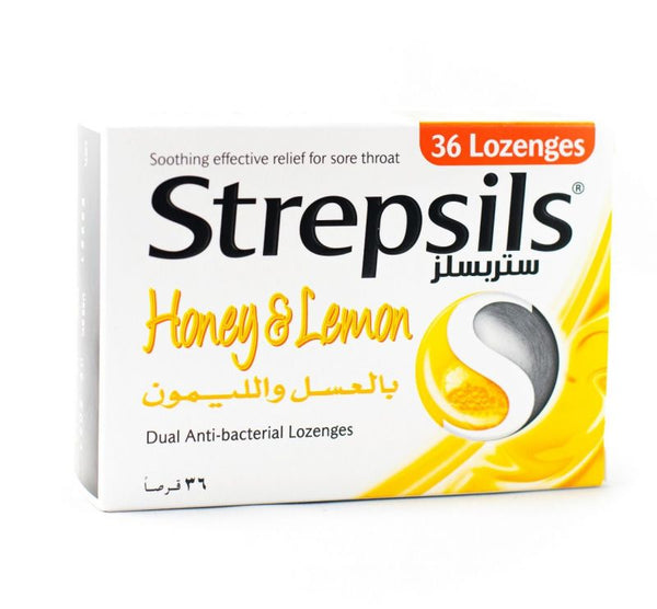 Strepsils Honey & Lemon Lozenges 36's