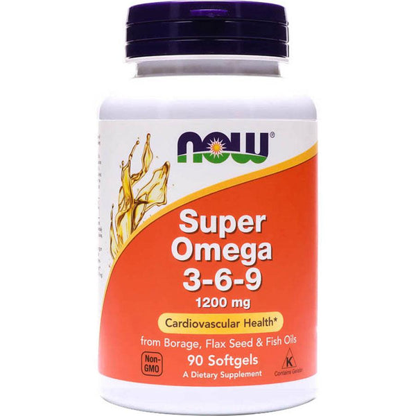Now Super Omega 3-6-9 1200 Mg 90 Pieces