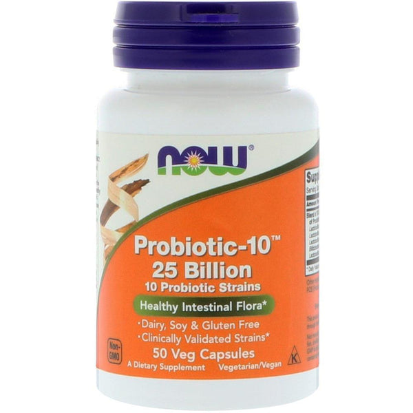 Now Probiotic 10 25 مليار كبسولة 50 قطعة