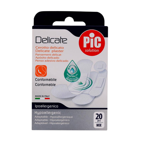 Pic Delicate Plasters Assorted 20 Pieces