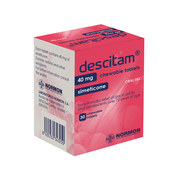 Descitam 40Mg Chewable Tablets 30 Tablets