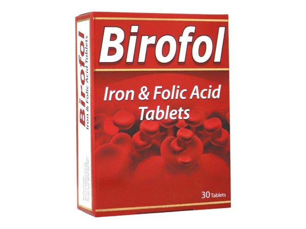 Birofol Iron & Folic Acid  Supplement 30 tablets