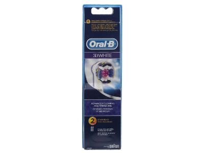 Oral-B 3D White Advanced Cleaning And Whitening Brush Heads 2 Pieces