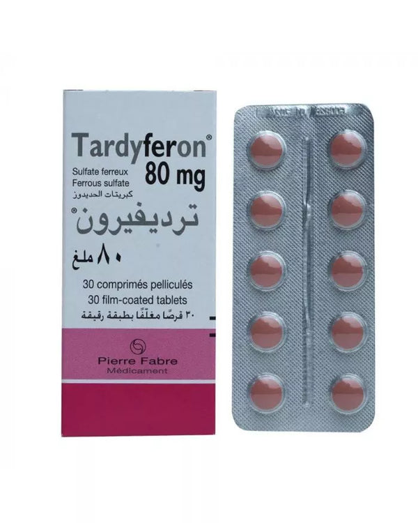 Tardyferon 80mg Tab 30s