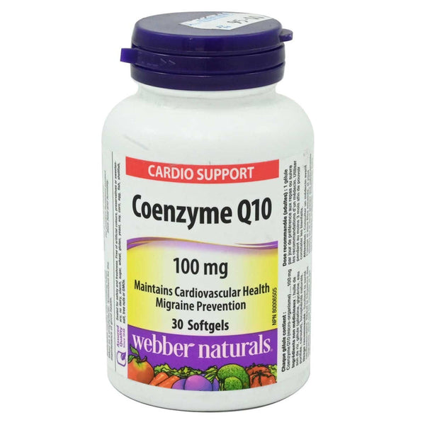 Webber Naturals  COENZYME Q10 100MG CAP 30SS