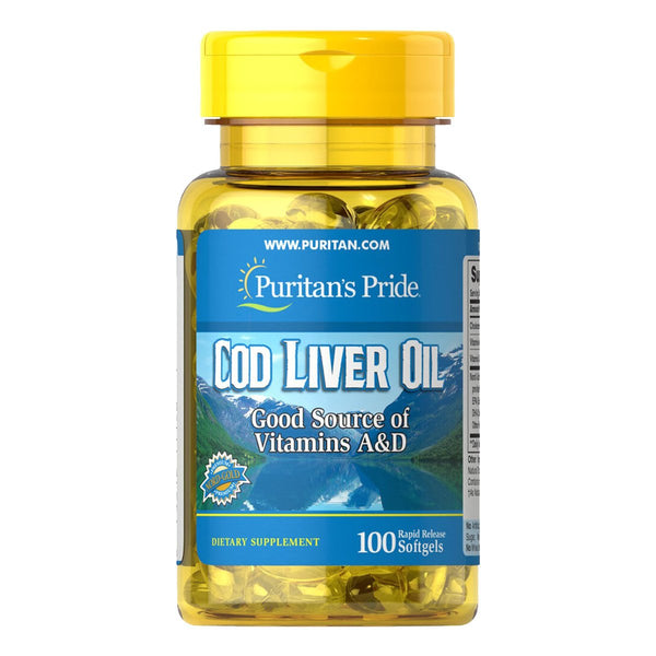 Puritan's Pride Cod Liver Oil Caps 100s