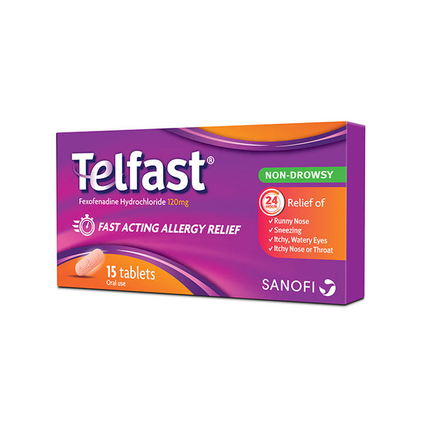 Telfast 120mg Tabs 15s