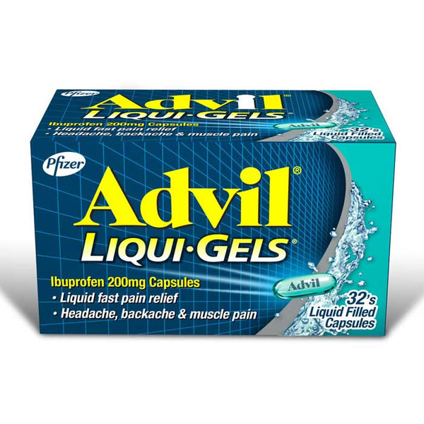 Advil Liqui-Gels 200mg Capsule (Soft Gelatin) 32's Bottle