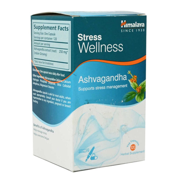 ASHVAGANDA STRESS WELLNESS CAP 120