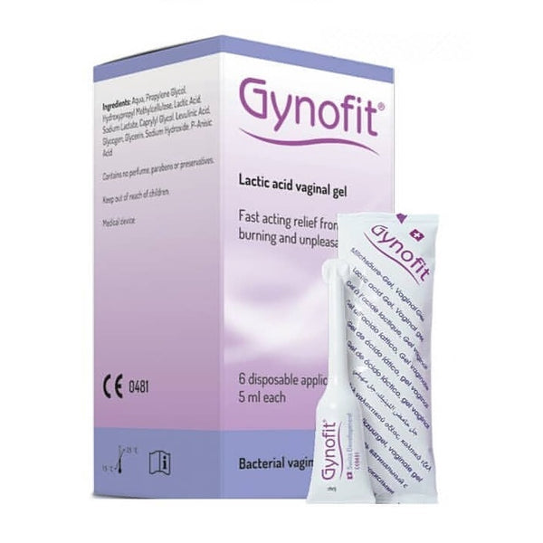 Gynofit Lactic Acid Vaginal Gel 5ml 6s