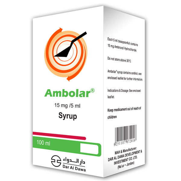 Ambolar 15Mg/5ml  Syrup 100Ml