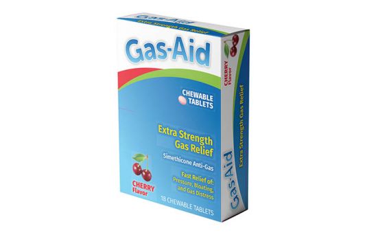 Gas Aid 125mg Chewable Tabs 18s