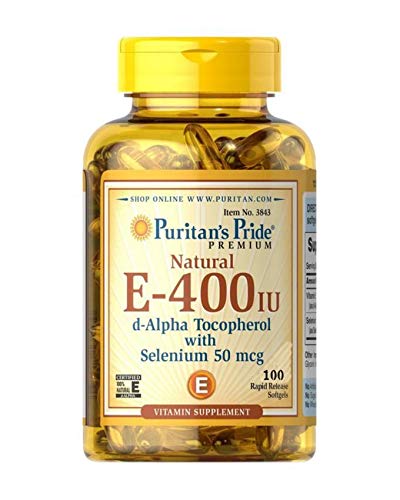 Puritan's Pride Vitamin E 400Iu Tablets, 100 Count