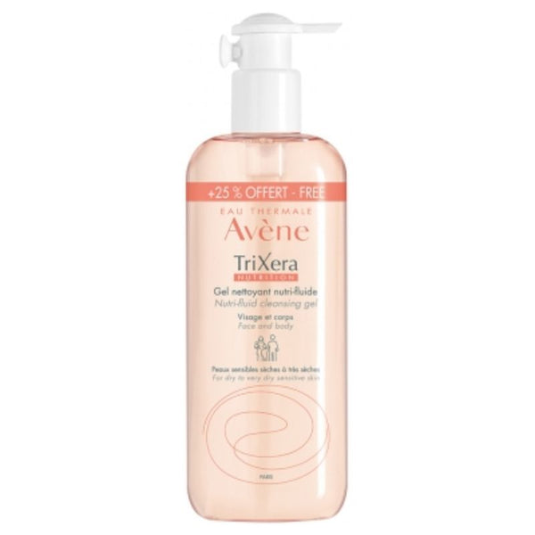 Avene Trixera Gel Nettoyant Nutri-Fluide Cleansing Gel 500 ml