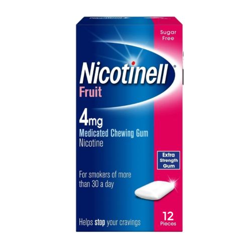 Nicotinell 4mg Gum Fruit 12s