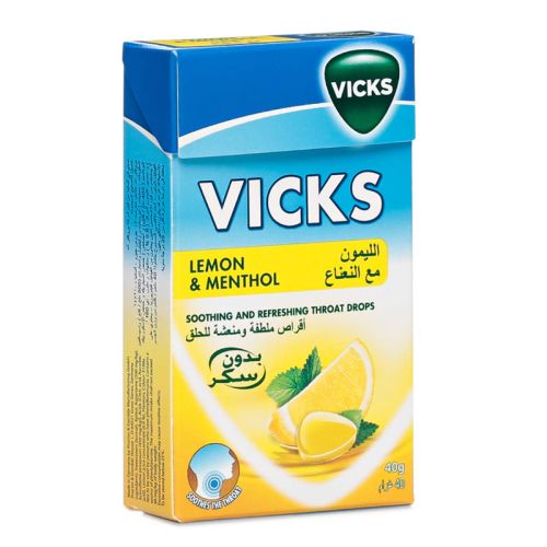 Vicks Tabs Lemon & Menthol Drops 20s