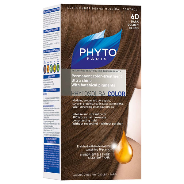 Phyto Paris Permanent Hair Coloring Kit with Botanical Pigments Mahogany Chestnut Brown 4Ma - Parabens Free, Resorcinal Free, 1 Pack