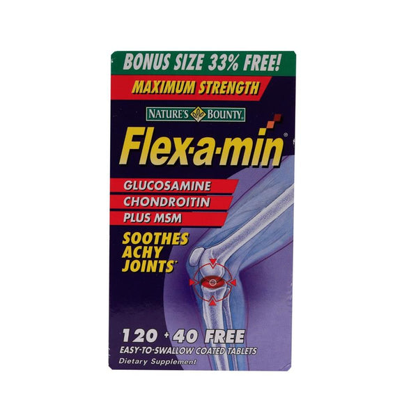 Nature'S Bounty Flex A Min Soothes Achy Joints 120+40 Free