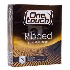 Perfect Touch Ribbed Condoms for Extra Pleasure, 3 Pieces