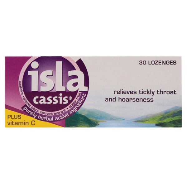 ISLA CASSIS LOZENGES 30S