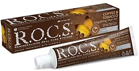 Rocs Toothpaste Coffee & Tobacco 74G