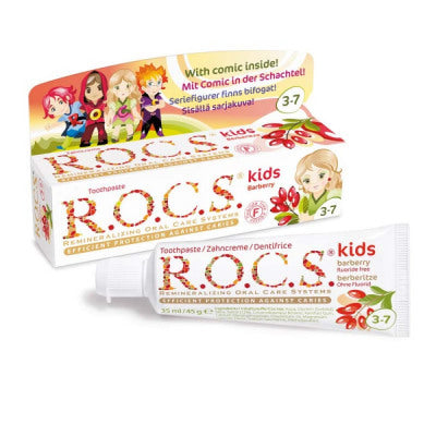 ROCS Kids Barberry Toothpaste 35Ml