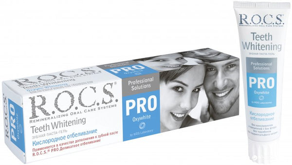 Rocs Oxygen Whitening Pro Oxy White Toothpaste Gel 50Ml