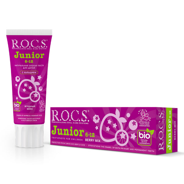 ROCS Junior Berry Mix 6-12m Toothpaste 60ml