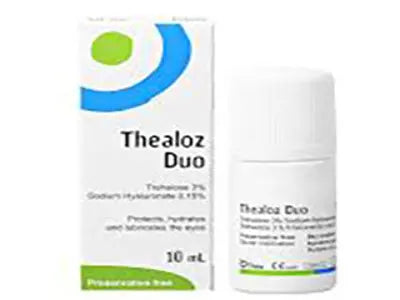 thealoz duo protects hyrates and lubricated the eyes 10 ml