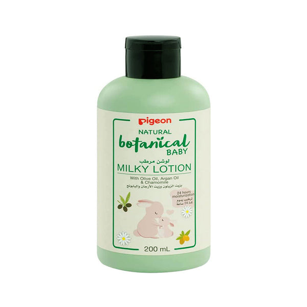 Pigeon Natural Botanical Baby Milky Lotion, 200ml