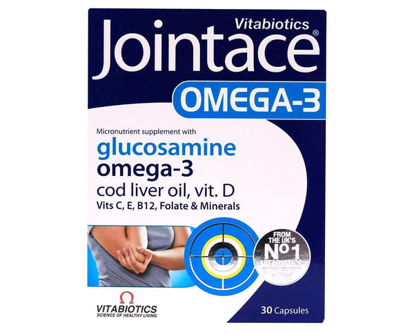Vitabiotics Jointace Omega-3 Micronutrient Supplement - Gluten Free, Preservatives Free 30 pcs