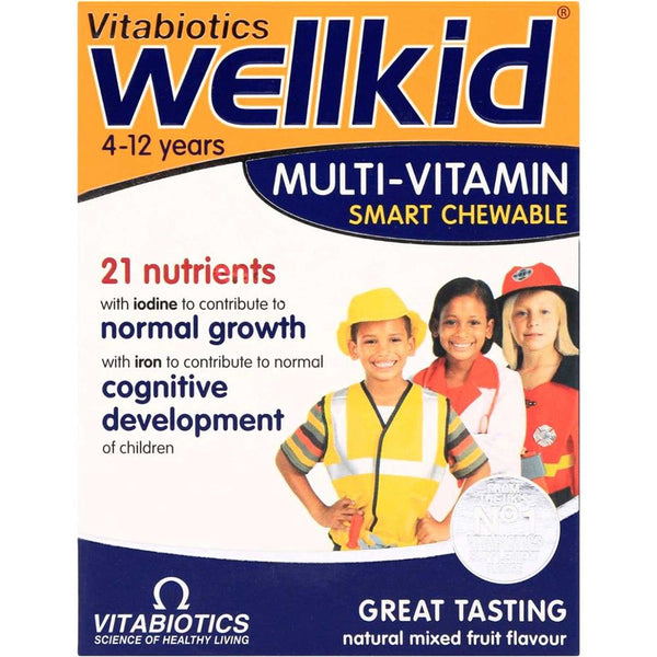 Vitabiotics Wellkid Chewable Tablets 30 Pieces