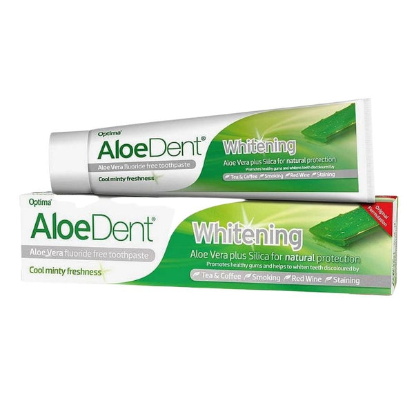 Aloedent whitening fluoride free toothpaste 100ml