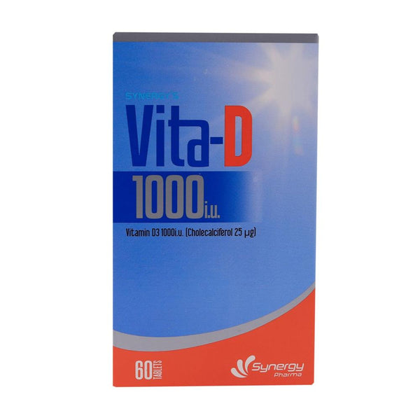 Vita-D3 1000 I.U  Tab 60s(Synergys)